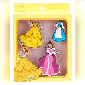 Loungefly Disney Princess Magnet Set - Yellow, Blue, Pink